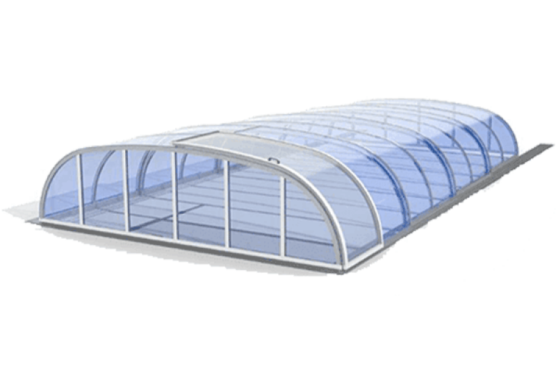 Poolüberdachung Florida small, hohe Ausführung